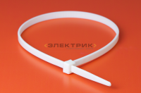 Хомут кабельный 25х98мм P6.6 самозатухающий белый (уп.100шт) DKC