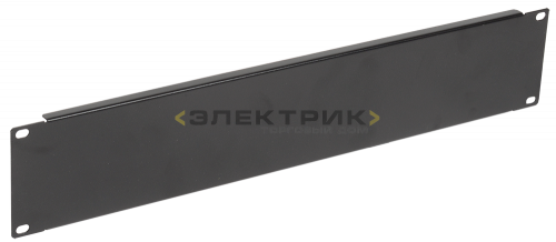 ITK 19" фальш-панель (заглушка) 2U, черная IEK