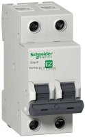 Выключатель автоматический Easy9 2P 16А 4.5кА хар-ка B Schneider Electric