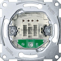 Механизм выключателя одноклавишный двухполюсный с индикацией 16А Merten Schneider Electric