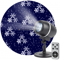 Проектор светодиодный "Снежный вальс" ENIOP-08 220В IP44 ЭРА