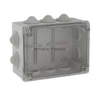 Коробка распределительная ОП 150х110х70мм прозрачная крышка IP56 DKC