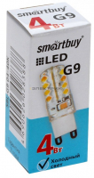 Лампа cветодиодная FR 4Вт G9 4000К 210Лм 16х50мм Smartbuy