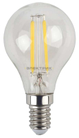 Лампа светодиодная филаментная FL CL G45 5Вт Е14 2700К 515Лм 45х78мм ЭРА