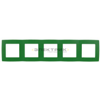 Рамка пятиместная универсальная зеленый Эра12 12-5005-27 ЭРА