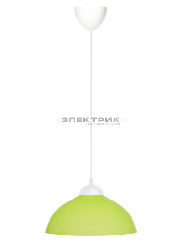 Светильник НСБ 1122/1 "Home mini" 15Вт Е27 зеленый, шнур белый IP20 (кратно 5шт) TDM