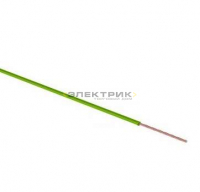 Провод ПГВА 1х1 мм2 зеленый (м) REXANT