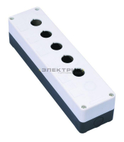 Пост кнопочный 5 мест с кабельным вводом для устройств сигнализации КП-101 DEKraft