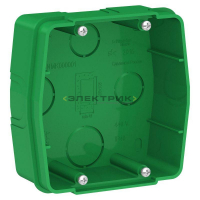 Коробка монтажная скрытая для силовых розеток зеленая BLANCA Systeme Electric