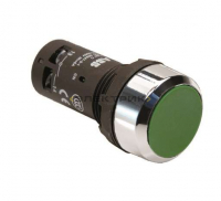 Кнопка CP1-30G-10 зеленая без фиксации 1HO ABB