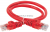 Коммутационный шнур (патч-корд) кат.6 UTP PVC 1м красный ITK