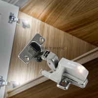 Фонарь пушлайт-подсветка SB-401 3SMD LED на петлю в кухонный шкаф 2хA23 блистер ЭРА