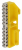 Шина PE "земля" на DIN-изоляторе ШНИ-6х9-12 никелированная Д желтый NO-222-93-1 ЭРА