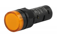 Лампа AD16DS(LED) матрица 16мм желтая 230В AC BLS10-ADDS-230-K05-16E ЭРА