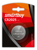 Литиевый элемент питания CR2025 Smartbuy
