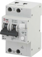 Автоматический выключатель дифференциального тока АВДТ 64 1P+N 63А 100мА тип A 6кА хар-ка С Pro NO-9