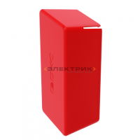 Заглушка торцевая для одиночного С-образного профиля 41х21мм красная DKC