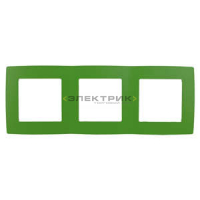 Рамка трехместная универсальная зеленый Эра12 12-5003-27 ЭРА