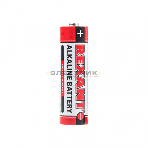 Алкалиновая батарейка AA/LR6 1.5 V (уп.12шт) REXANT