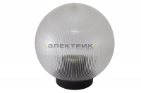 Светильник НТУ 02-100-353 шар прозрачный с огранкой 100Вт Е27 350х380мм IP44 TDM