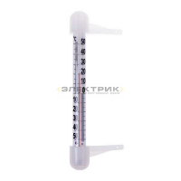 Термометр оконный d18мм полистирольная шкала крепление на гвоздик REXANT