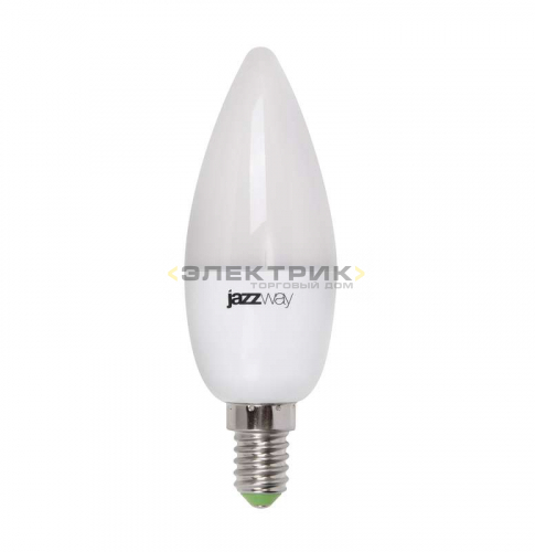 Лампа светодиодная диммируемая PLED-DIM FR С37 7Вт Е14 3000К 540Лм 38х113мм JazzWay