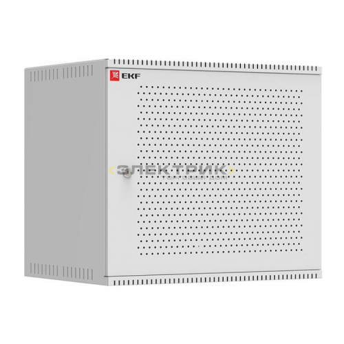 Шкаф телекоммуникационный Astra A 9U 600х450мм настенный сварной дверь перфорированная PROxima EKF