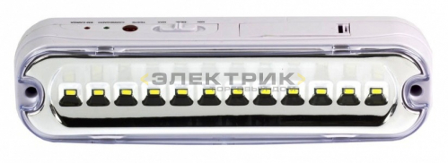 Аккумуляторный фонарь со сверхмощными светодиодами EL1037-12LED 6500К 200Лм Smartbuy