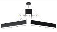 Светильник светодиодный подвесной черный Geometria Igrek SPO-144-B-40K-066 66Вт 4000К 4000Лм 1200х12