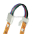 Коннектор для светодиодной ленты RGB 12В SMD5050 IP20 10мм разъем-провод 10см-разъем (уп.20шт) Uniel