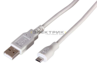 Кабель USB (micro USB-USB A) 1.8м серый REXANT