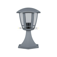 Светильник шестигранный на постамент под лампу Е27 серый 177х169х290мм IP44 Navigator