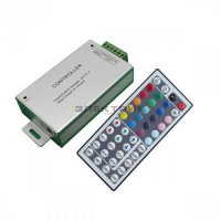 Контроллер для светодиодной ленты RGB 216Вт 18А 12В IP20 с пультом GDC-RGB-216-R-IP20-12 GENERAL