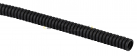 Труба гофрированная ПНД легкая d32мм с протяжкой черная (уп.25м) ЭРА