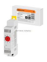 Термостат модульный ТМ-2 NC (обогрев) на DIN-рейку 10А 230В от -10 до +80°C TDM