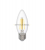 Лампа светодиодная филаментная PLED OMNI FL CL С35 8Вт Е27 4000К 760Лм 35х110мм JazzWay