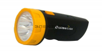 Фонарь аккумуляторный 22м 0,4Вт 5 LED 6600К 18Лм пластик черный/желтый Ultraflash
