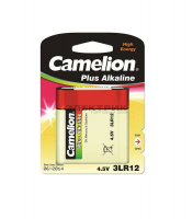 Элемент питания алкалиновый квадрат 3LR12 Plus Alkaline (батарейка 4.5В) (уп.1шт) Camelion