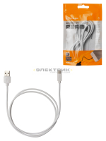 Дата-кабель ДК 5 USB-USB Type-C 1м белый TDM