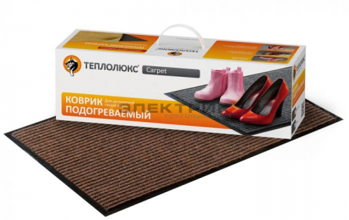Коврик подогреваемый "Теплолюкс-carpet" 80х50 коричневый ССТ