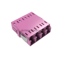Адаптер LC/UPC-Quad Senior/Senior SC-Duplex footprint OM4 пурпурный DKC