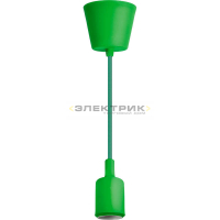 Светильник декоративный подвесной NIL-SF02 60Вт Е27 1м пластик зеленый IP20 Navigator