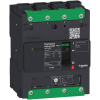 Выключатель автоматический 4Р 63А 36кА TM63D клеммы EverLink Compact NSXm Schneider Electric