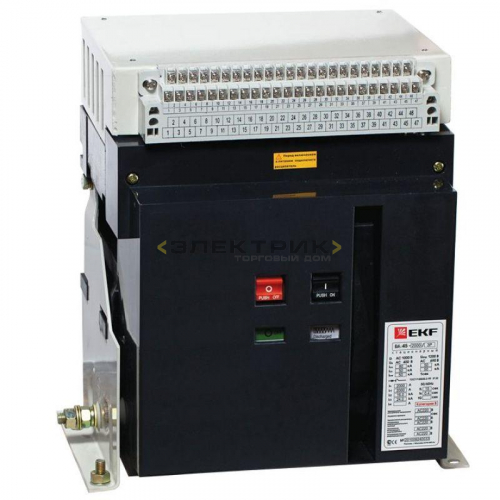 Выключатель нагрузки ВН-45 3Р 3200/3200А стационарный с электроприводом PROxima EKF
