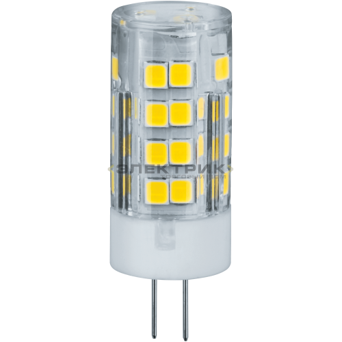 Лампа светодиодная поликарбонат CL 5Вт G4 4000К 420Лм 16х43мм Navigator
