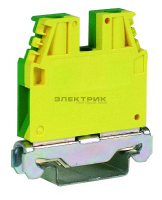 Зажим для заземления TEC.6/O 6кв.мм желто-зеленый DKC