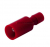 Разъем штекерный изолированный (штекер 4мм) 0.5-1.5мм2 (РШПи-п 1.5-4/РШИп 125-4) красный (уп.100шт) 