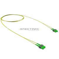 Шнур оптический коммутационный Duplex SC/APC-SC/APC 9/125 (OS2) 1м DKC