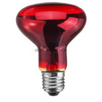 Лампа накаливания инфракрасная зеркальная красная ИКЗК R127 250Вт Е27 127х195мм Navigator
