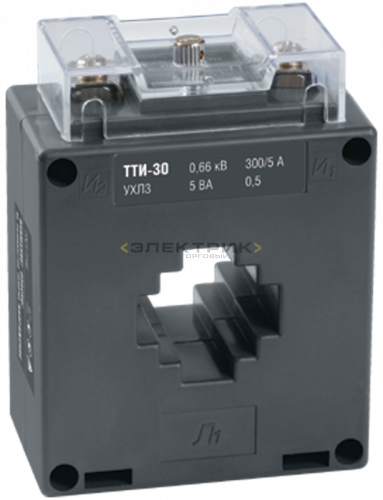 Трансформатор тока ТТИ-30 250/5А 10ВА класс 0,5 IEK